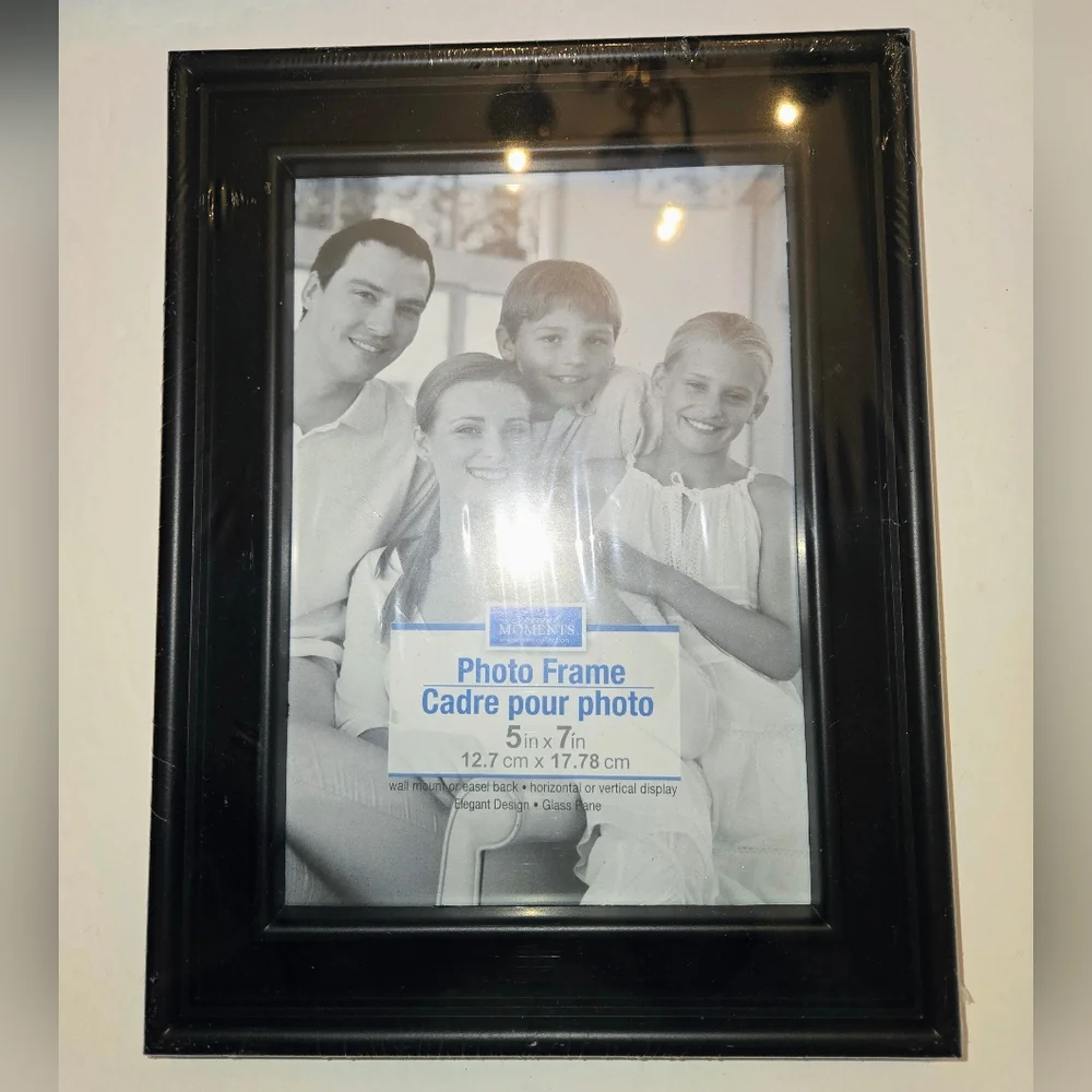 Special Moments Black 5x7 Photo Frames Set of 3 NEW